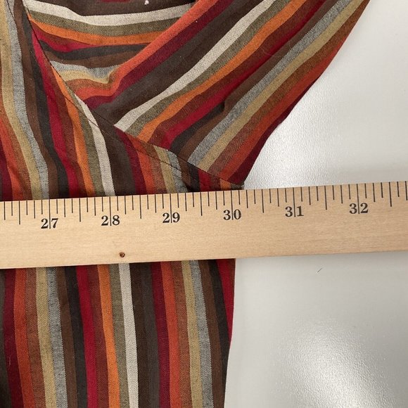 Cote De France Shirt Multicolor Striped Button Up Cotton sz 3XL Tall 3XLT EUC! - Picture 6 of 10